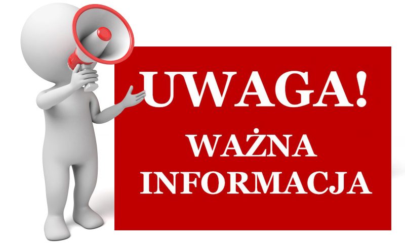 Read more about the article 📢 WAŻNA INFORMACJA – 2.02 ZAJĘCIA ZDALNE